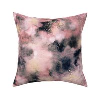 Marble smoky watercolor Soft pink