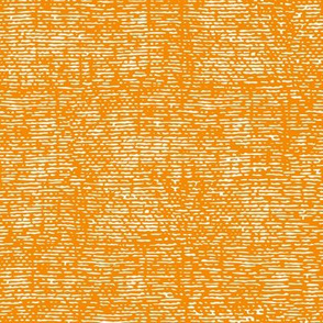 Orange Haze  of California 2020: white on orange background texture, small scale, marks, hand drawn, workshirt