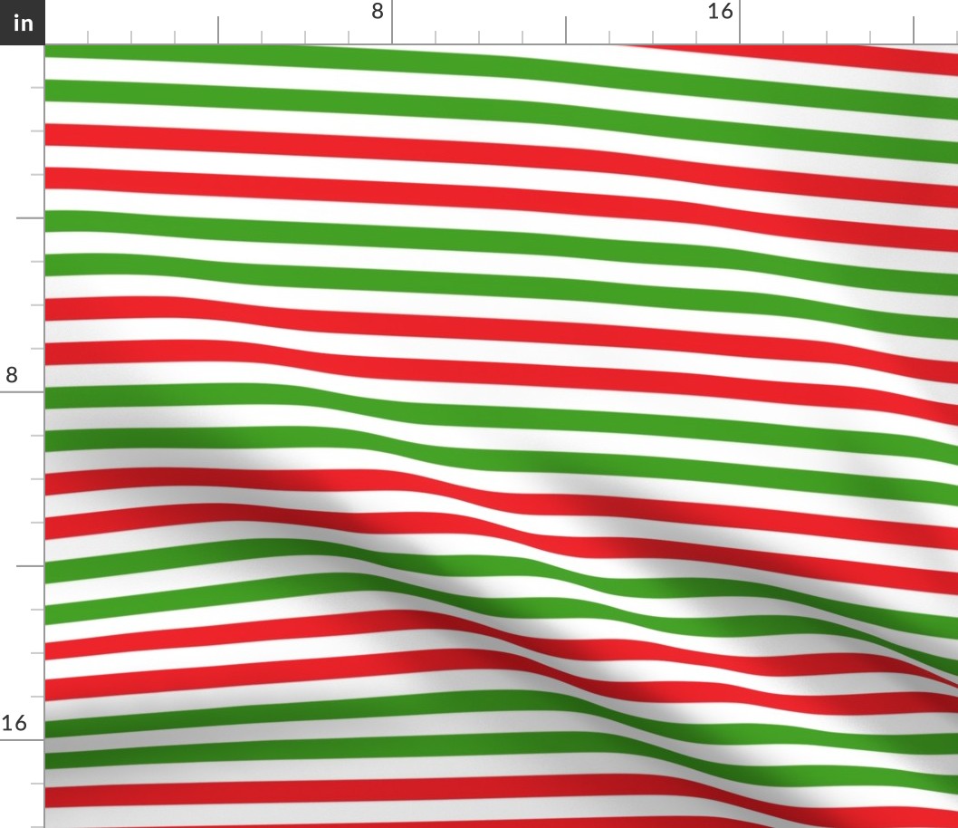 Candy Cane Stripes - 1/2 inch