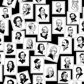  The greatest composers (black and white)