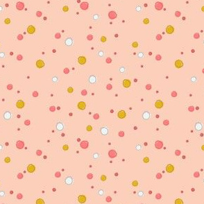 Baby pink floral spots
