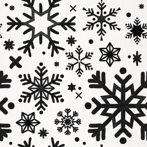 Snowflake Collection – Black