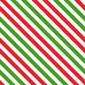 Candy Cane Stripes Diagonal