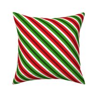 Candy Cane Stripes 2  Diagonal