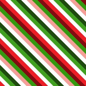 Candy Cane Stripes 3 Diagonal