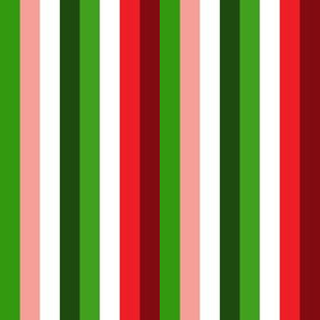 Candy Cane Stripes 3 - 1/2 inch (vertical)