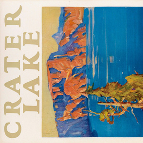 78-8   Crater Lake - Southern Pacific Railroad Travel Poster