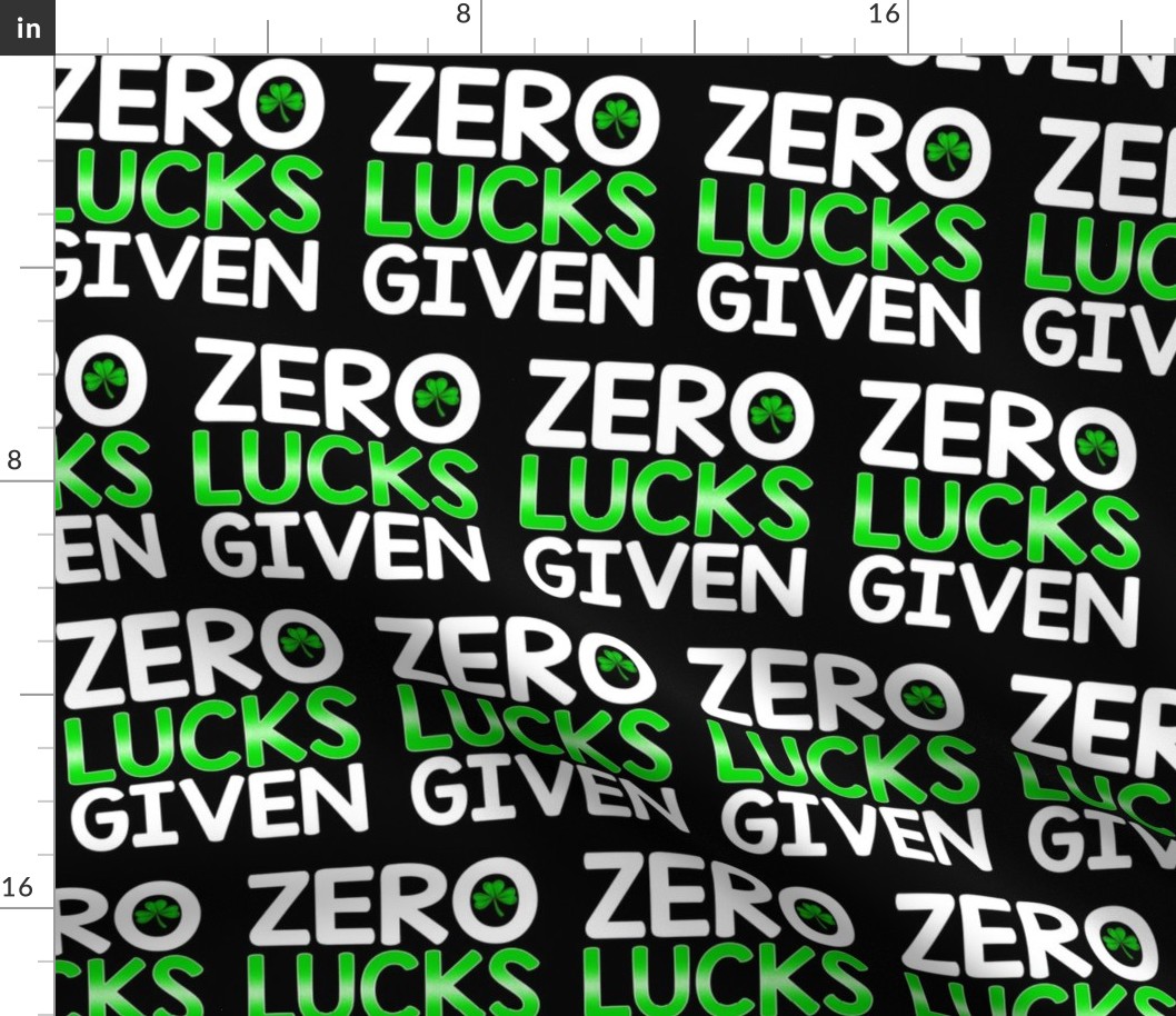 Irish Gag - Zero Lucks Given Large