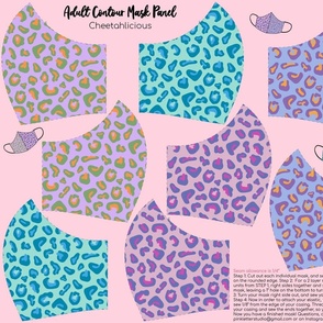 Cheetahlicious Fat Quarter FaceMasks 