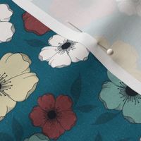 Anemone Floral - retro