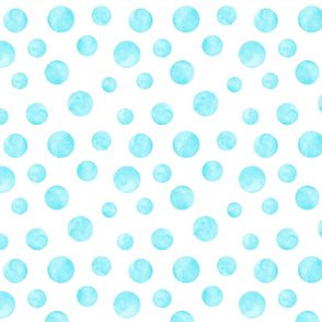 polka dot light teal blue turquoise