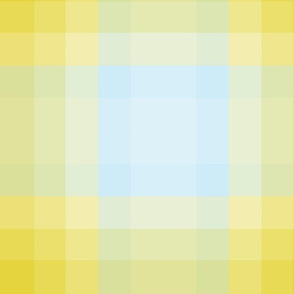 Summer, Yellow, Blue,  ombre check