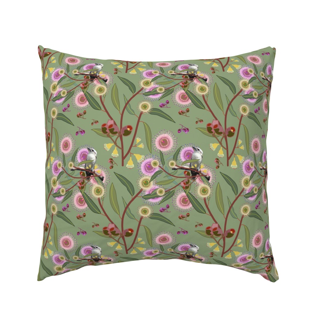 Kookaburra, Gum Tree Blossom - sage green, medium 