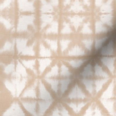 Soft tie dye boho texture autumn fall shibori traditional Japanese neutral cotton print beige sand SMALL