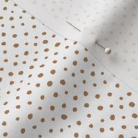 Tiny speckles and animals spots cheeta spot animal print boho neutral nursery brown on white