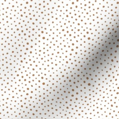 Tiny speckles and animals spots cheeta spot animal print boho neutral nursery brown on white