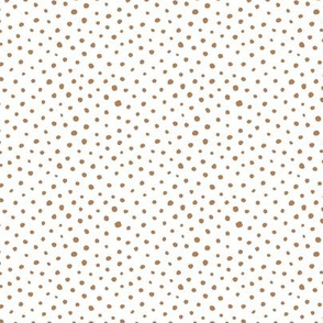 Tiny speckles and animals spots cheeta spot animal print boho neutral nursery brown on white