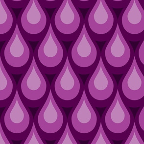 drips in purple