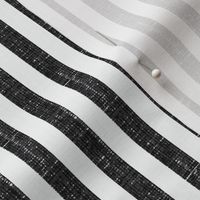 Washed Black 3/8" Striped Fabric