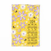  2024 Busy Bee Tea Towel Calendar