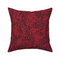★ REPTILE SKIN ★ Bright Red - Large Scale / Collection : Snake Scales – Punk Rock Animal Prints 4