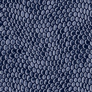 ★ REPTILE SKIN ★ Denim Blue - Large Scale / Collection : Snake Scales – Punk Rock Animal Prints 4