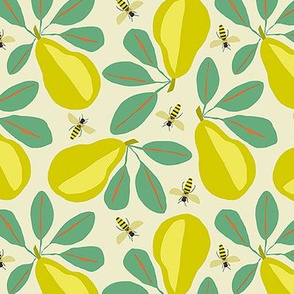 PAPERCUT PEARS AND BEES  cream