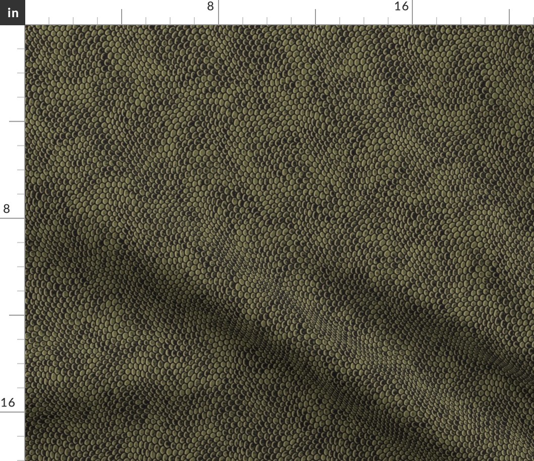 ★ REPTILE SKIN ★ Olive Green - Small Scale / Collection : Snake Scales – Punk Rock Animal Prints 4