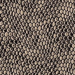 ★ REPTILE SKIN ★ Beige - Large Scale / Collection : Snake Scales – Punk Rock Animal Prints 4