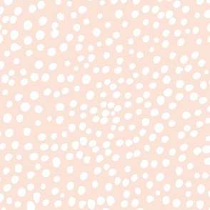 Little spots cheetah animal print trend boho neutral nursery scandinavian minimal snow winter print pastel peach white