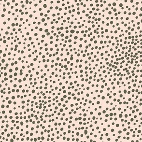 Little spots cheetah animal print trend boho neutral nursery scandinavian minimal snow winter print pastel peach green