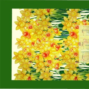 Daffodil Field Calendar 2024