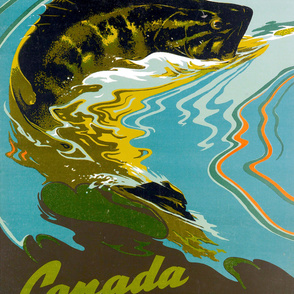 84-11 Canadian National Fishing Poster