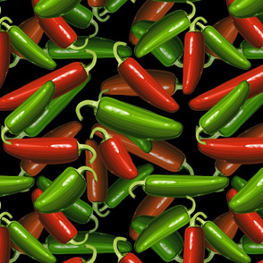 Chili Peppers Fabric