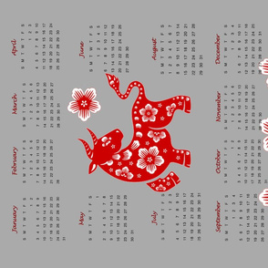 The Year of the Ox 2021 Tea Towel Calendar