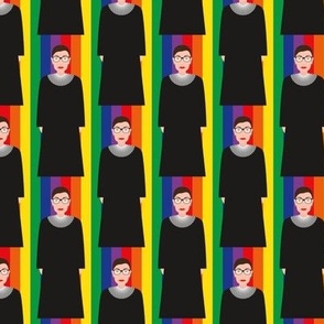 RBG - Ruth Bader Ginsburg - Rainbow Pride