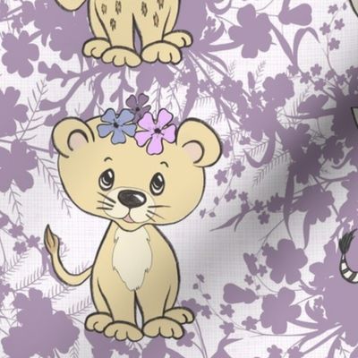 Safari Animalsfor the Little Princess in Amethyst