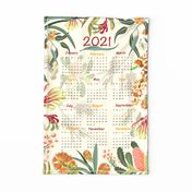 Australian Natives Flora Tea Towel