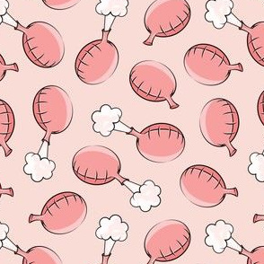wind cushions -  flatulence humor - gag gift - pink on pink - LAD20