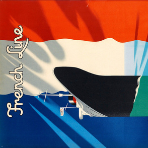 87-9 French Line Transatlantic Travel Poster 