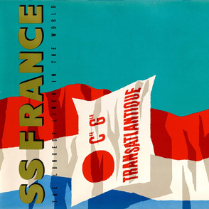 87-11 SS France Travel Poster