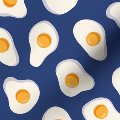 Fried Eggs - Navy