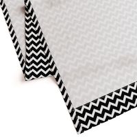 Black and White Chevron