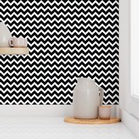 Black and White Chevron