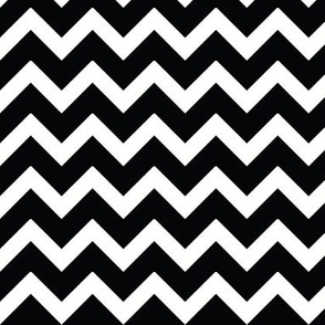 Black and White Chevron