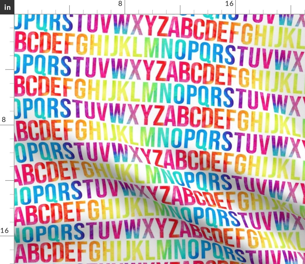 Color Splash Alphabet