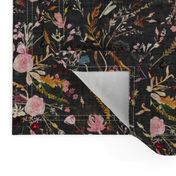 Autumn Fable Floral (charcoal) MED 