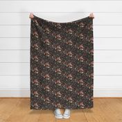 Autumn Fable Floral (charcoal) MED 