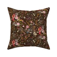 Autumn Fable Floral (olive) MED 