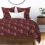 Autumn Fable Floral (claret) MED 